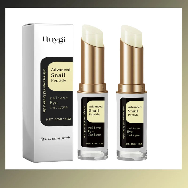 Snail Eye Cream Stick Collagen Fade Fine Lines Wrinkle Lightening Dark Circles Firming Eye Bags Puffiness Moisturizing Eye Cream