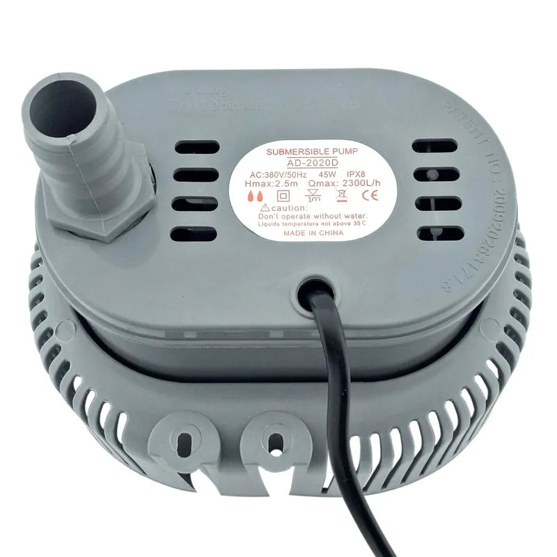 Submersible Pump AC 380V 220V Environmental Protection Air Conditioning Water Pump 45W 70W Cold Air Fan Water Pump