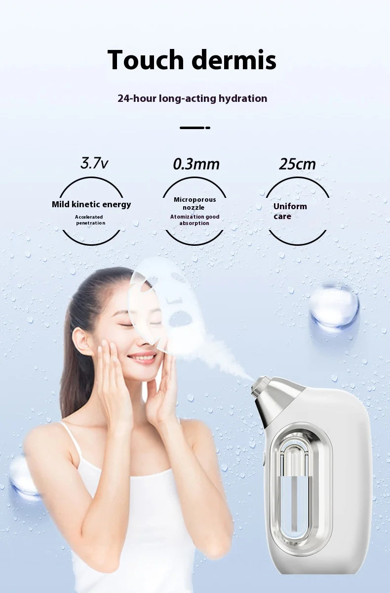 Professional Beauty Machine Women Skincare Oxygen Vaporizer Portable Self Face Steam Device Esthetician Facial Steam Devices
