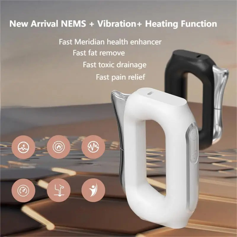 2400mah Micro Current Body Face Lift Device Smart Pain Relief Cellulite Remover Handle Muscle Stimulate Massager