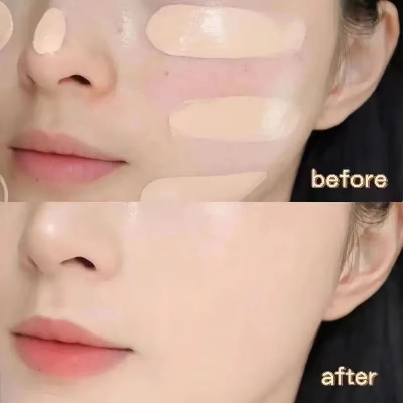 Liquid Foundation Makeup Base Waterproof High Coverage Concealer BB Cream Brighten Face Skin Tone Hydrating Foundation Makeup