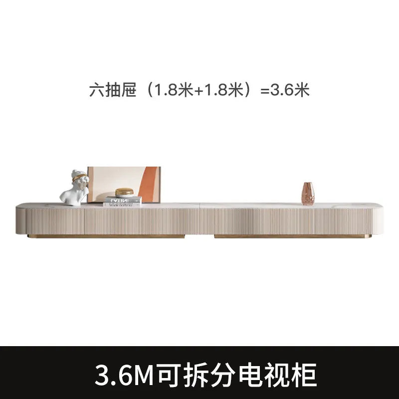 Modern Storage Tv Stand Living Room Mural Universal Media Wall Tv Stand Luxury Smart Muebles Para Salas Home Furniture