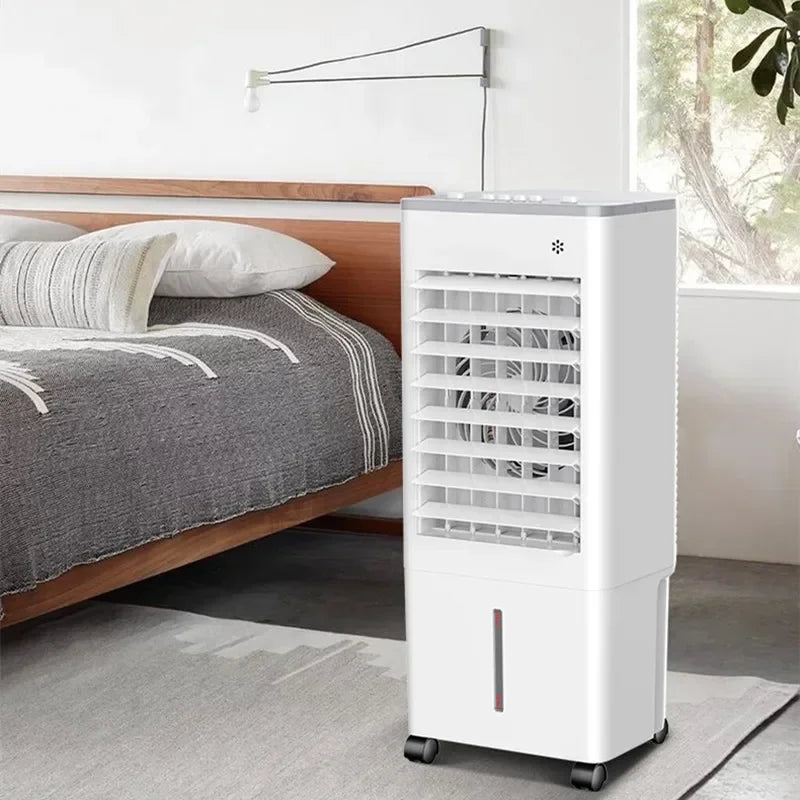 Small Air Conditioning Fan: Air Cooler. Single Cooler Fan. Mobile Air Conditioning Fan. Ventilateur Portable.