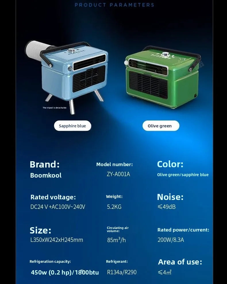 Mobile air conditioner, small portable air conditioner