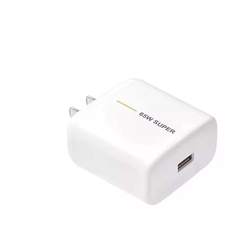 PD 65W Super VOOC2.0 USB Fast Charger For OPPO Reno 11 10 12 Pro Find X8 X7 X6 Ace3 EU US Quick Charge Adapter Phone Accessories