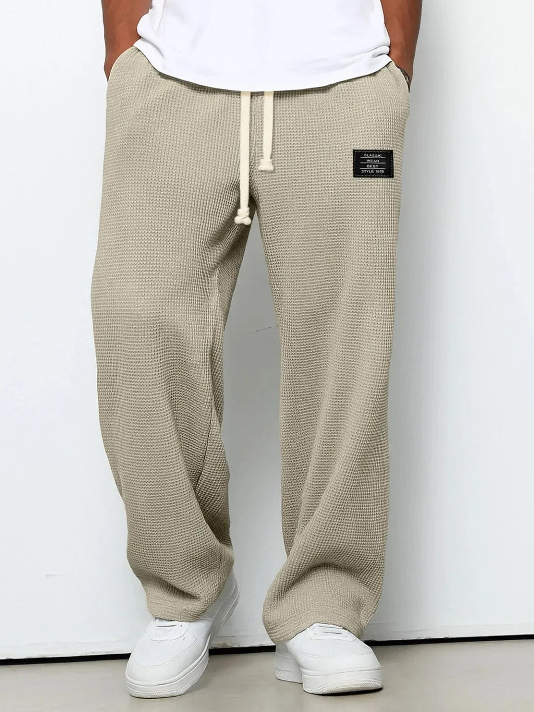 Autumn Winter Warm Motorcycle Jogger Corduroy Pants Men Tech Sweatpants Casual Harem Pants Male Sport Thermal Trousers
