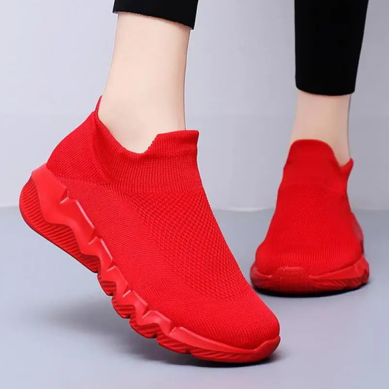 White Mesh Shoes Woman Summer Breathable Flat Sneakers Sports Tennis Shoes for Women Casual  Lightweight Running Shoes Ladies