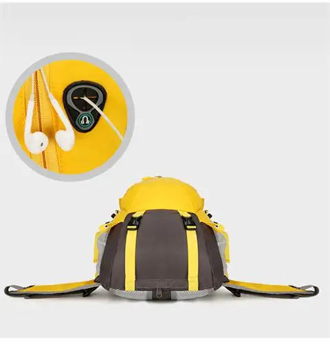 Outdoor Mountaineering Bag Men's Large Capacity Travel Bag Waterproof Hiking Scratch-resistant Wear-resistant Sports Backpack