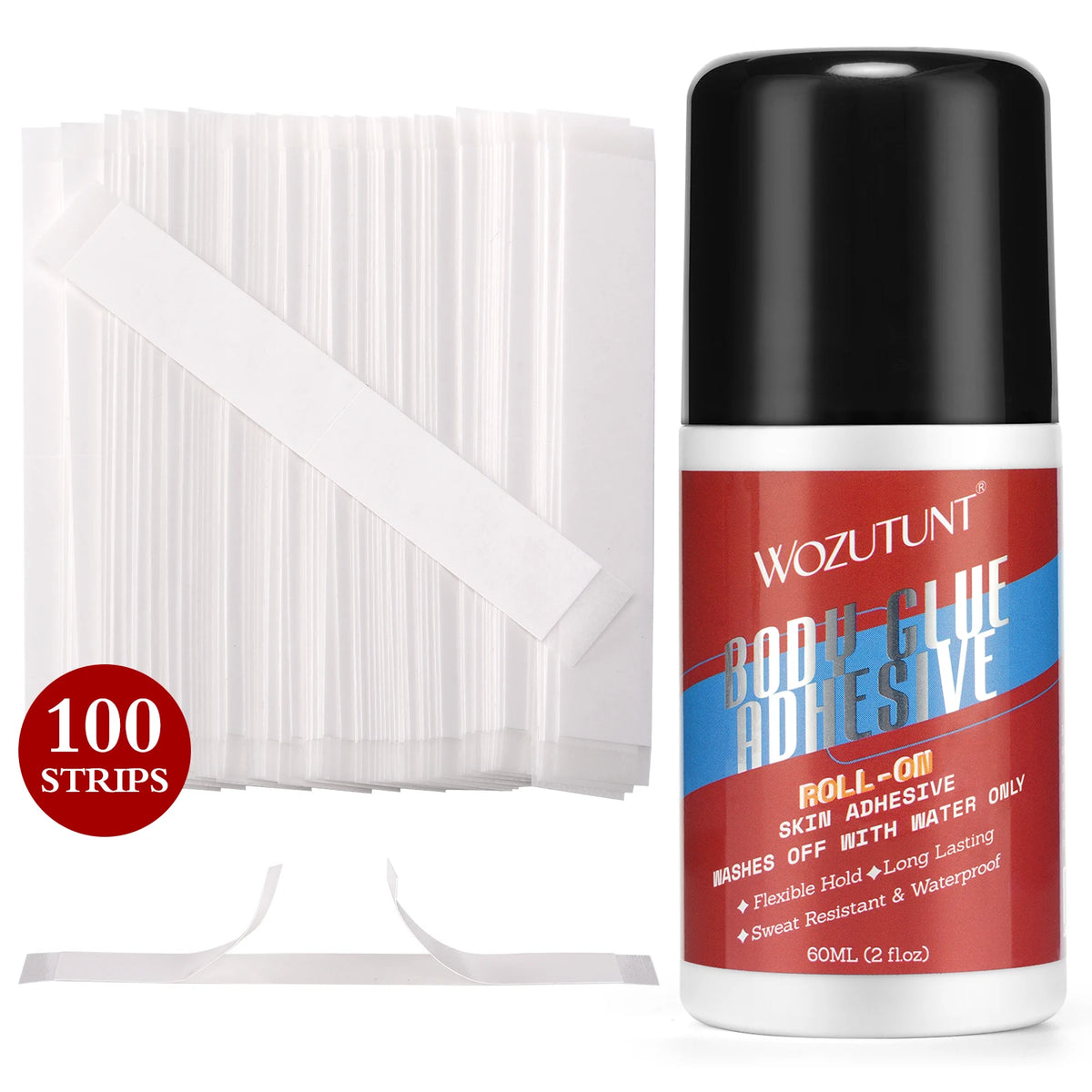 Body Glue Anti-exposure Adhesive Gentle and Non-Irritating Long-lasting Easy Clear Women Underwear Clothes Roll-on Gl