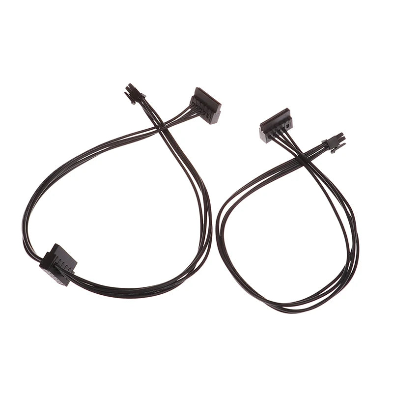 45/65cm Mini 4 Pin To SATA Power Supply Cable For Lenovo Main Board Interface Small 4Pin To One/Two/Three SATA SSD Power Supply