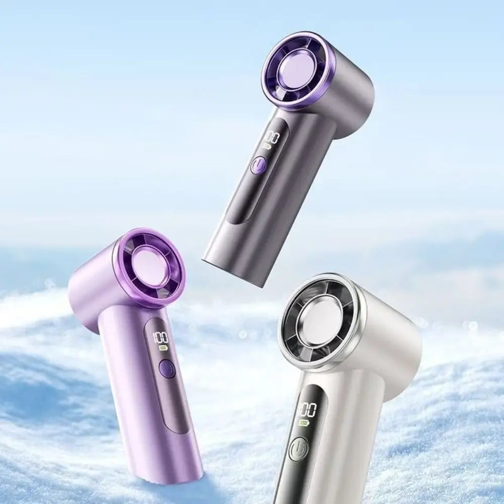 Air Cooler High-speed Handheld Fan Quiet Operation Long-lasting Mini Fan Waterproof Strong Wind Fan Makeup Setting