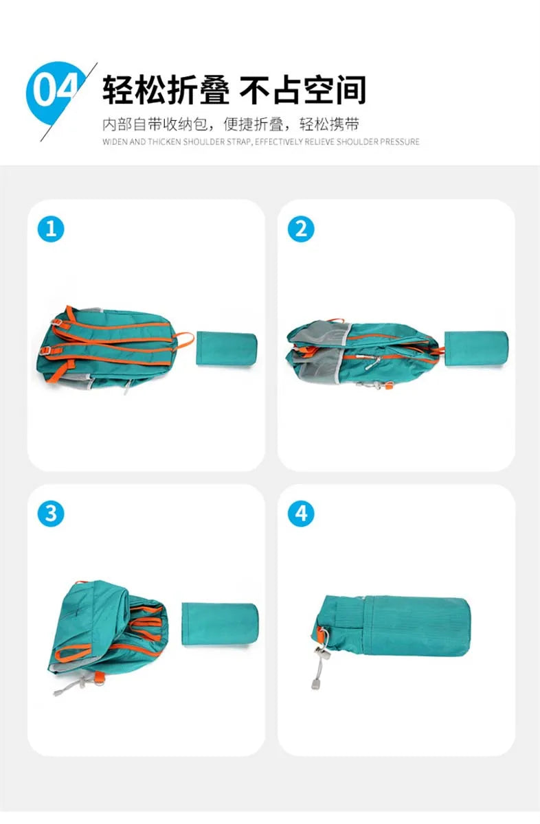 Best-selling sports and outdoor backpacks lightweight travel portable folding bags hiking bags cycling waterproof backpacks