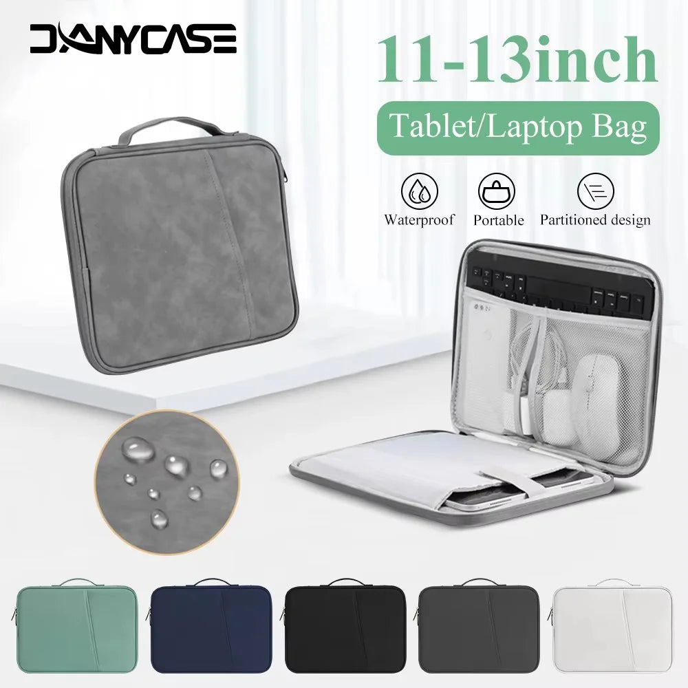 Laptop Bag for 11-13 Inch Protective Tablet Sleeve Case Padded Carrying Case Fit for iPad Macbook Xiaomi ASUS HUAWEI Lenovo