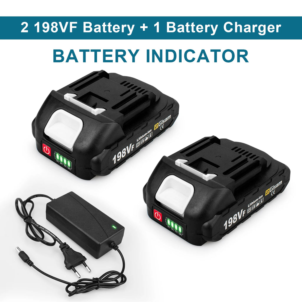 18V Rechargeable Lithium Ion Battery 22500mAh 15000mAh Lithium Battery With Battery indicator For Makita Power Tools Battery