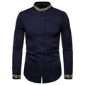 2026 Men's Summer Casual Long Sleeve Shirts Slim Fit Turn Down Collar Shirts Formal Office Business Shirts for Men Tops Big Size