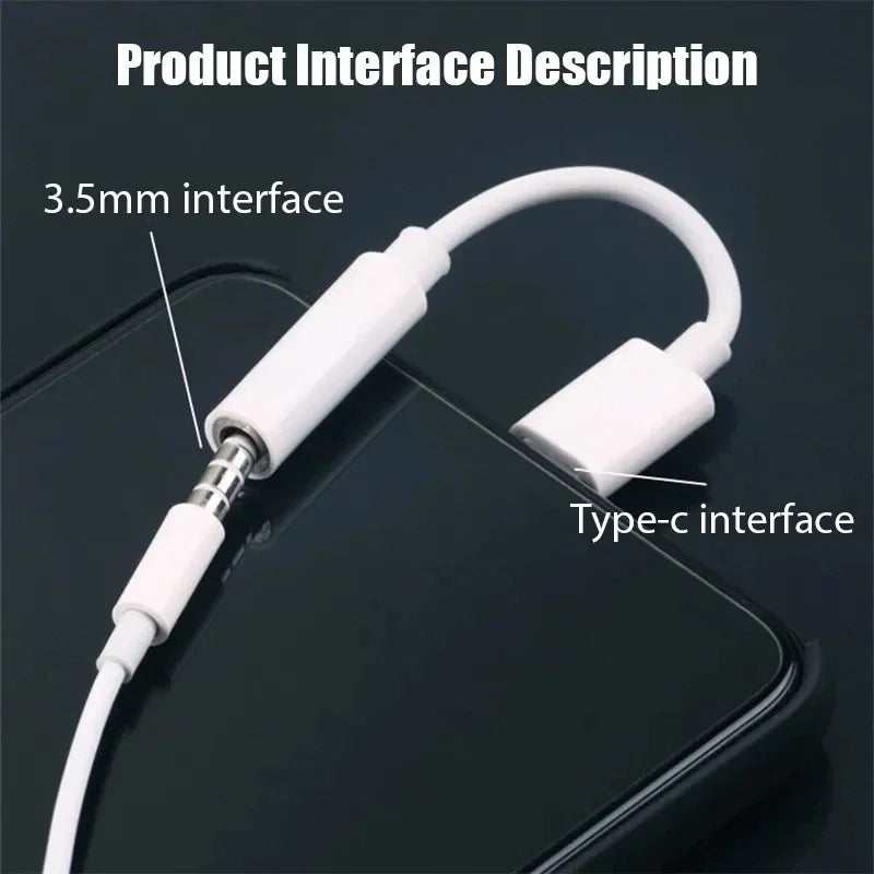 Original Headphone Adaptador For iPhone 14 13 12 11 Pro Aux Audio Splitter Lighting To 3.5mm Adapter Earphone Jack Cable