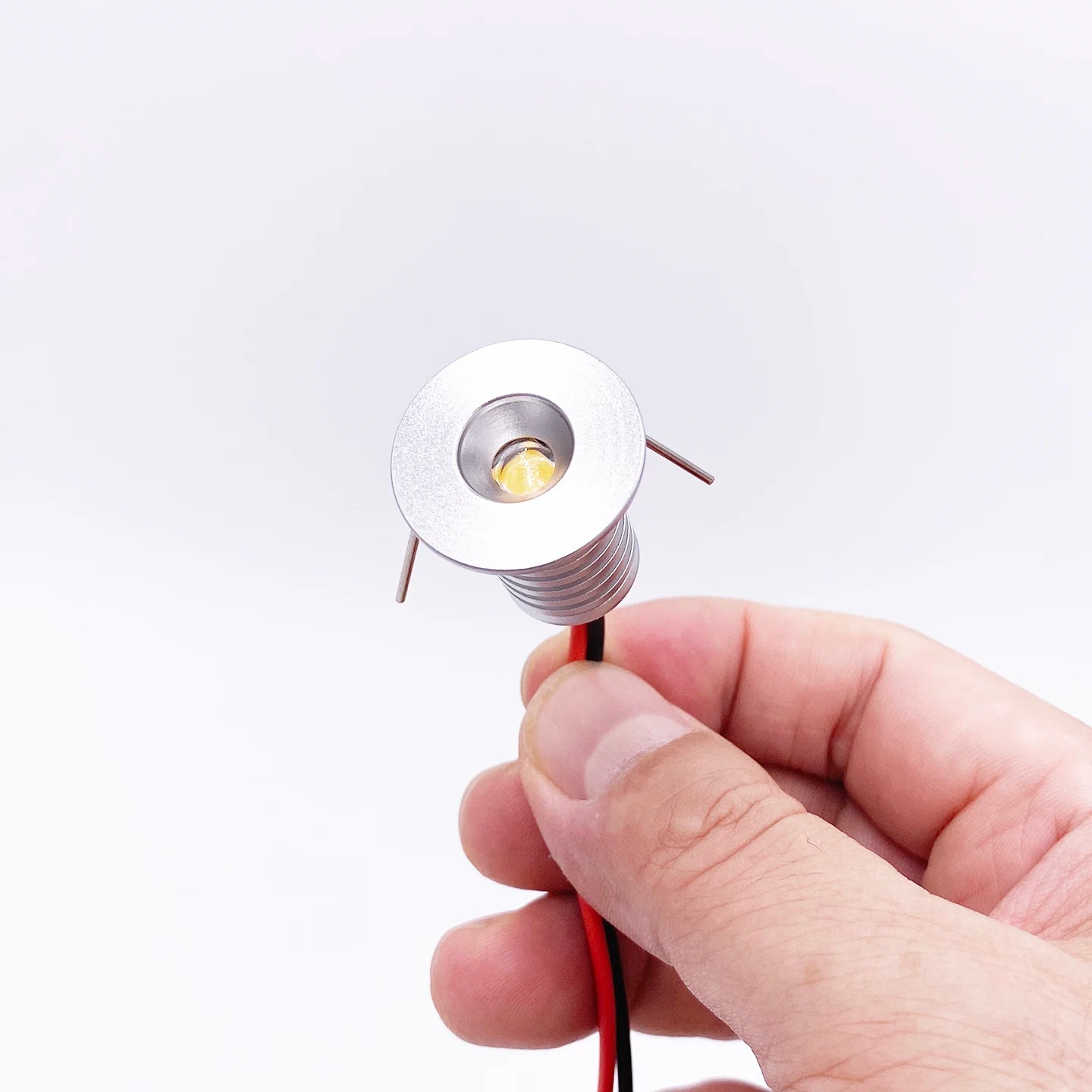 Indoor IP65 Recessed LED 1W Downlight, 12V Spotlight, Suitable for Ceiling/Stairwell/Hallway/Cabinet Lighting (Driver Included)