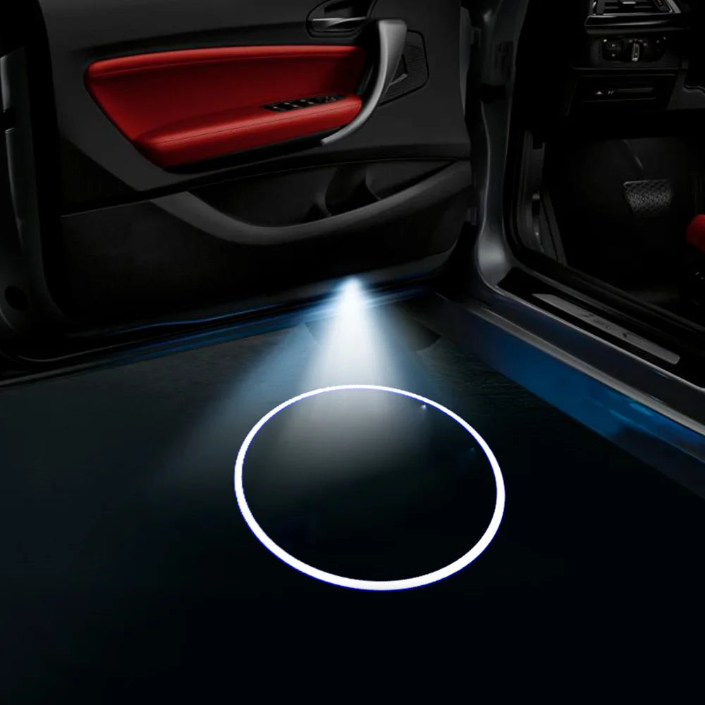 Car Door Logo Projector Light 2pcs Shadow Ghost Light For Mitsubishi Pajero Grandis Eclipse Lancer Outlander ASX Mirage Galant