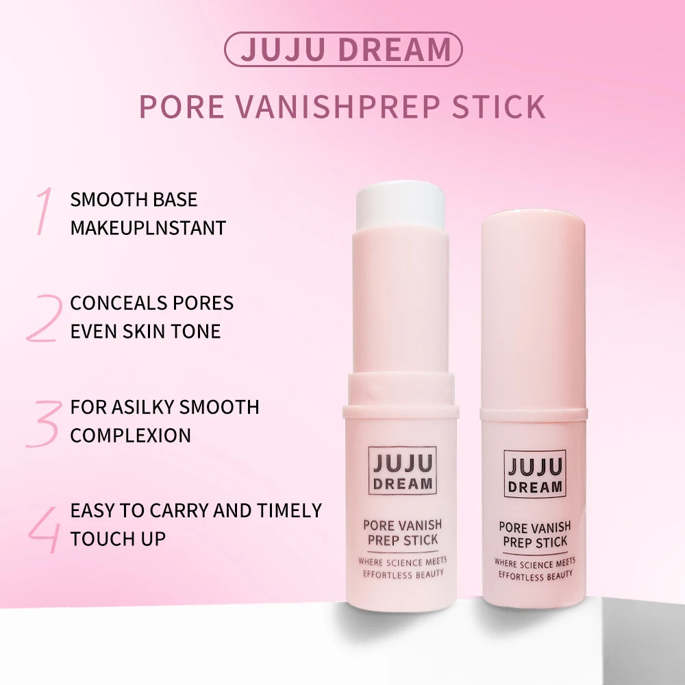 Pore Vanish Primer Stick - Pore Blurring, Portable Pre-Makeup Stick, Smooth Skin for Daily Makeup Face Primer Stick