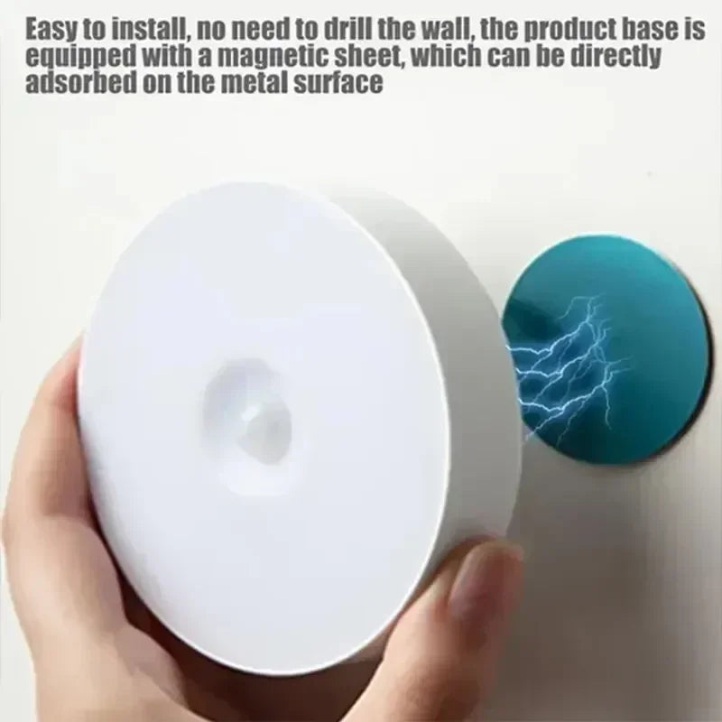 GGbingo-Motion Sensor^&^% LED Night Light USB /*Rechargeable-Kitchen Cabinet, Wardrobe Lamp# Staircase, Wireless Closet Light@@