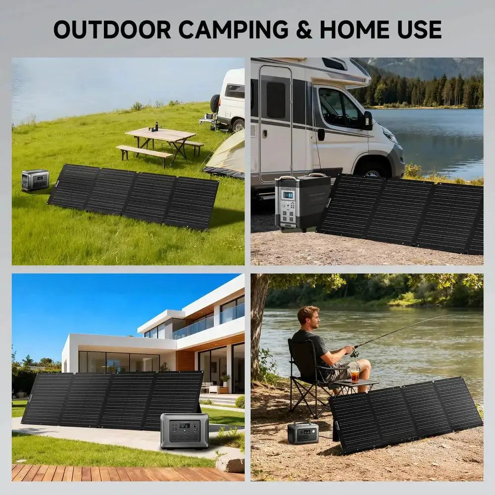 ALLPOWERS Foldable Solar Panel 60/100/140/200W Mobile Solar Charger for Power Supply Laptop Solar Generator Fishing