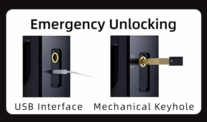 3D Face Recognition Fingerprint Password Smart Door Lock with  Remote Unlocking Wishome APP  Smart Lock Electronic door lock