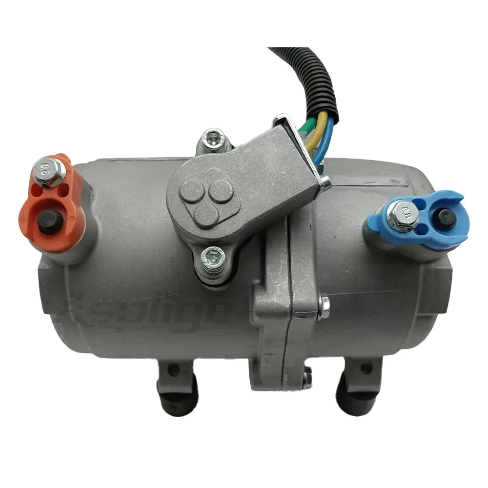Electric Air Conditioning Compressor Set Air Conditioner Compressor with Control Panel 12V for Car Truck Bus Automotive Boat