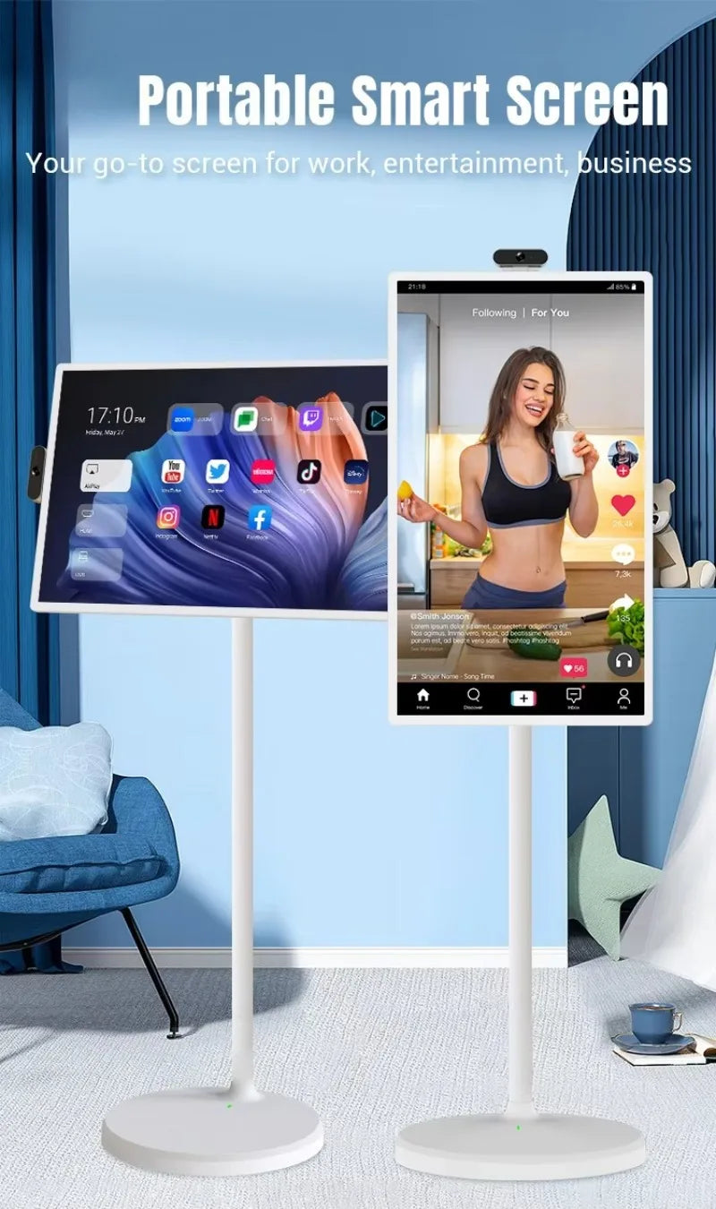 24-Inch 32 LCD built-in battery touchscreen monitor