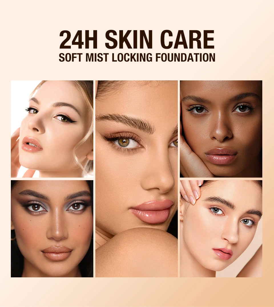Moisturizing Foundation, Concealer, Waterproof Face Makeup Base, Suitable for Women's Makeup, Halloween Gift