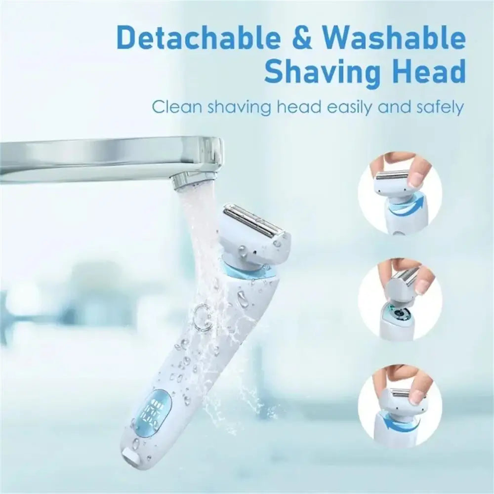 Lady Hair Removal Device Bikini Trimmer Electric Hair Shaver Epilator for Whole-Body Legs,Underarm,Arms Hair Remover