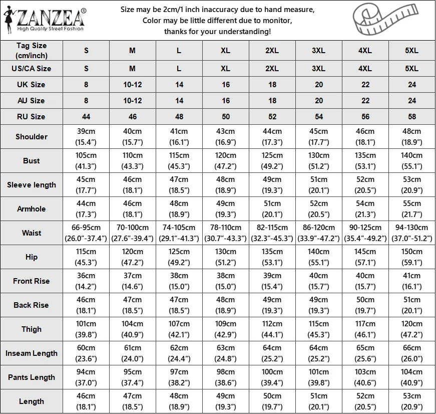 ZANZEA Women Causal 2PCS Pant Sets Loose 3/4 Sleeve Tops Wide Leg Pants 2-Pieces Outfits Solid Color Fashion Commute Tracksuits