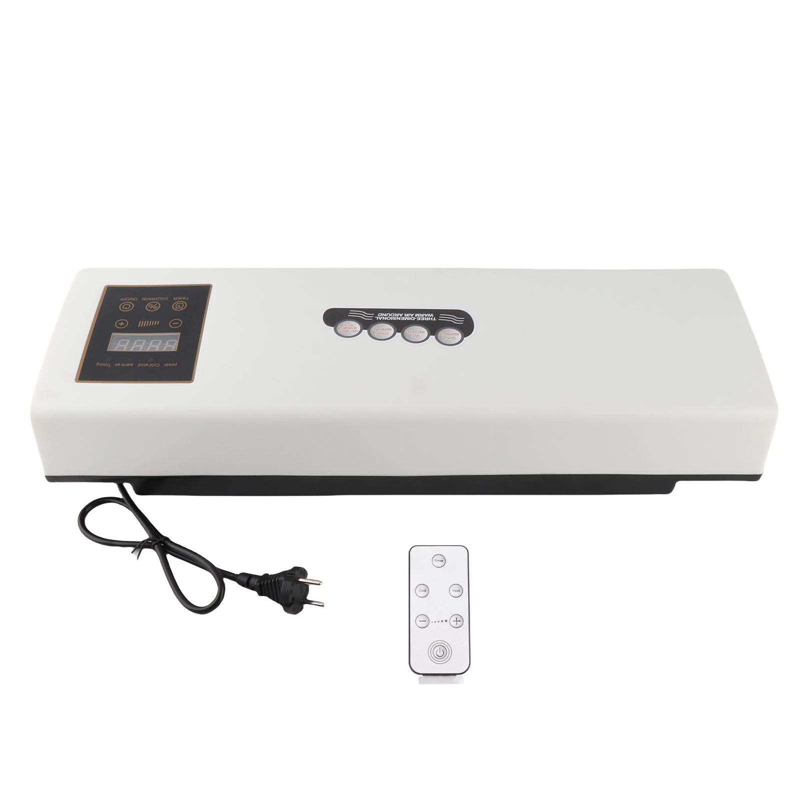 Wall Heater and Air Conditioner Combo 2 in 1 Electric Heater Air Conditioner Wide Coverage Low Noise 2000W Power for Bedroom
