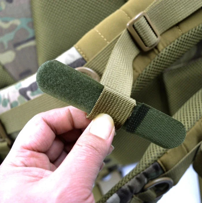 Reusable Nylon Cable Ties Straps With Hook Loop Fastener For Backpack Organizer Cord Grip Wrapping Buckle Webbing Fix