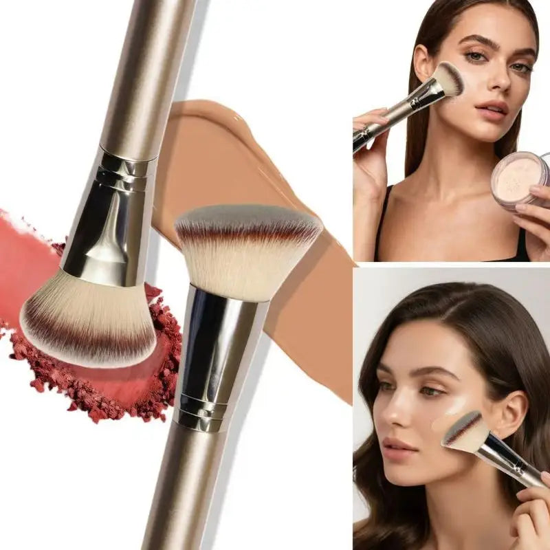 New Dual-Ended Foundation Brush Double-Ended Powder Blush Concealer Brush Contour Brush Blush Brush Makeup Brush Professional