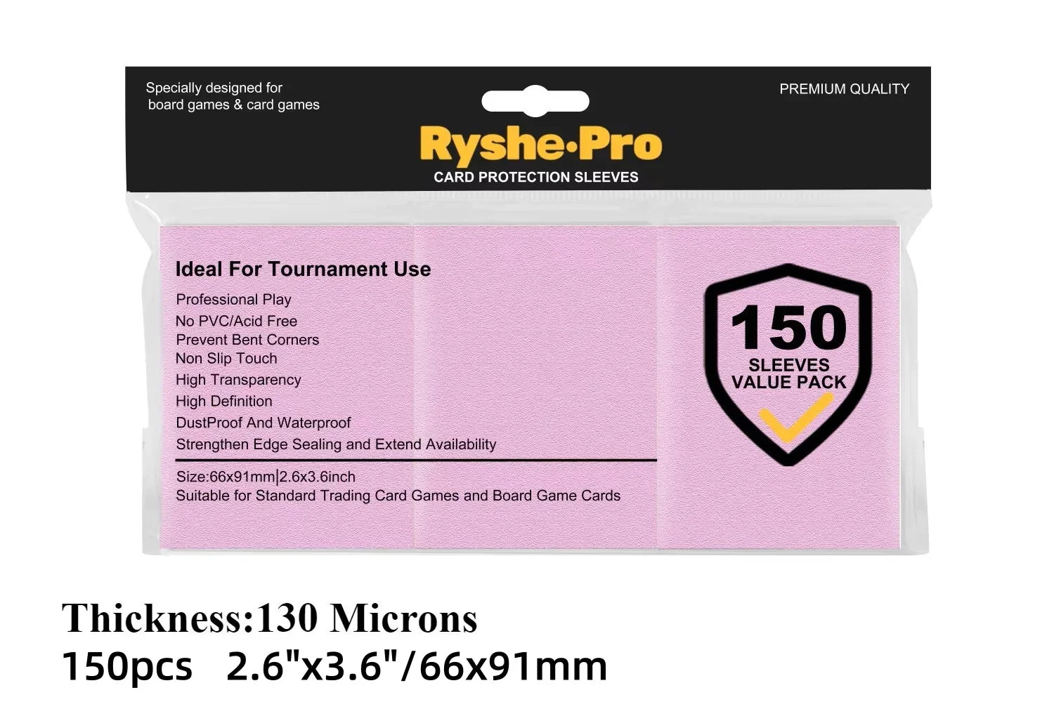 100pcs Trading Card Sleeves Soft Clear Perfect for Double-sleeving and Compatible with Pokemon Mtg Cards Sport Cards