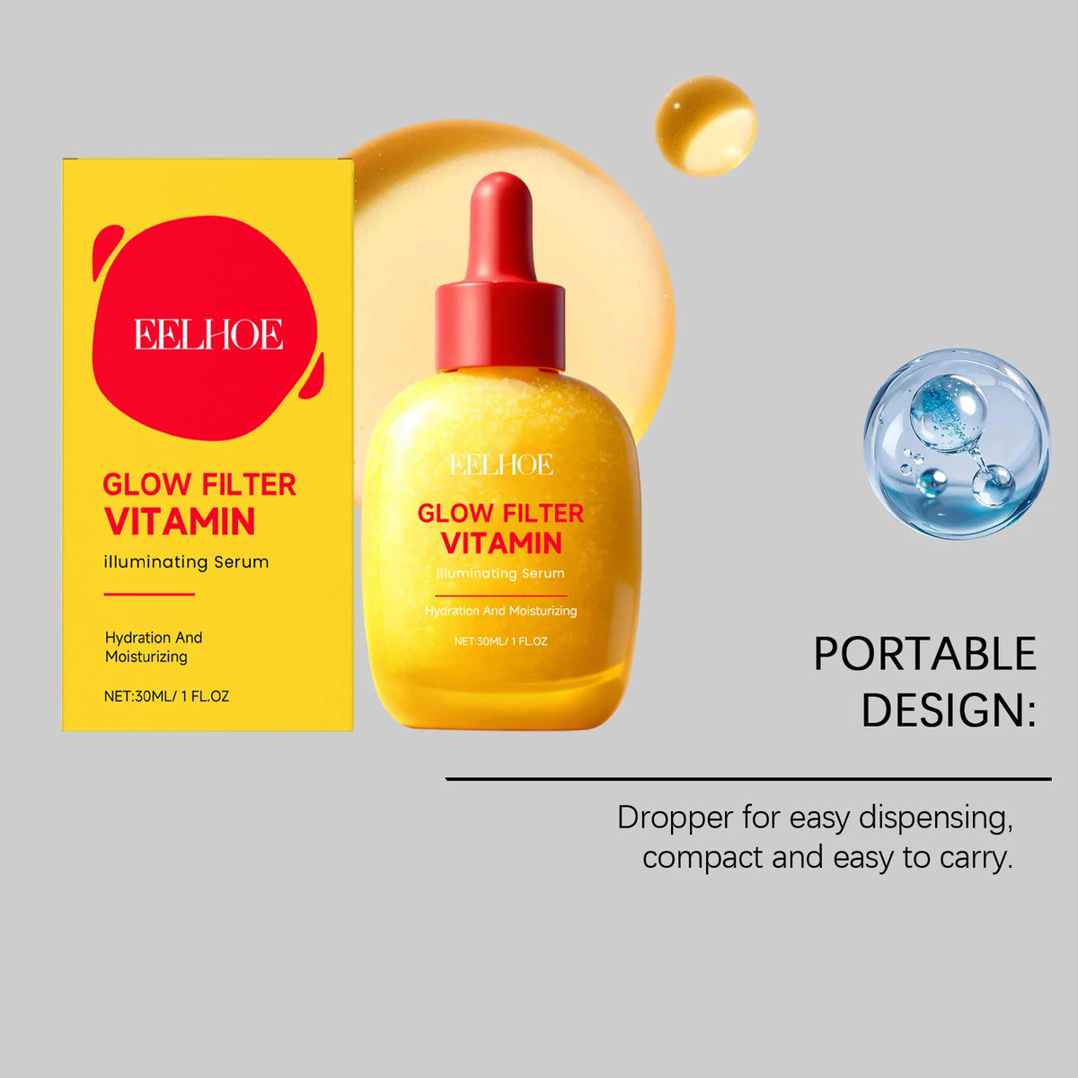 Vitamin C Serum Strengthens Skin Barrier Brightening Face Essence Deep Hydrating Nourishing Anti-Dryness Korean Facial Skincare