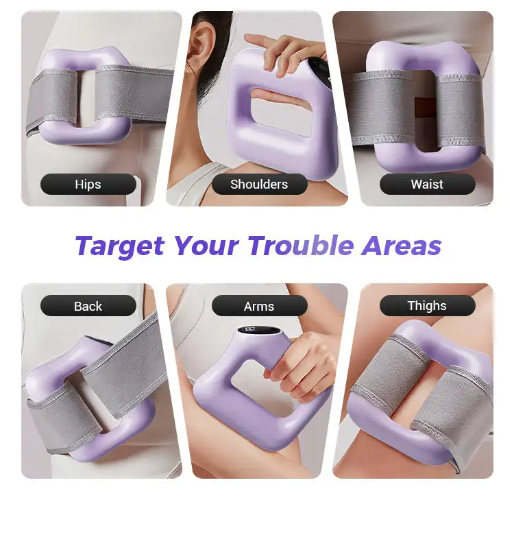 Fat slinger fascia ring slimming belly legs multifunctional exercise whole body fat burning shaping massage belt back massager