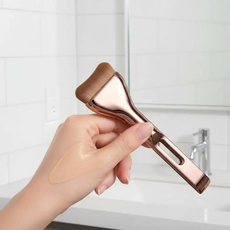 Double Head Face Makeup Brush Set Soft Fiber Foundation Brush Concealer Brush Beginner-Friendly Beauty Tools