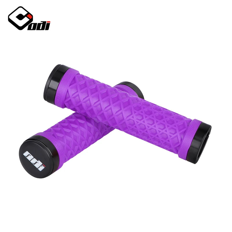 ODI Van Bicycle Handlebar Grips sillicone Lock-On Anti-slip Shock Absorption MTB Double Lock Ring for BMX Folding Bike Parts