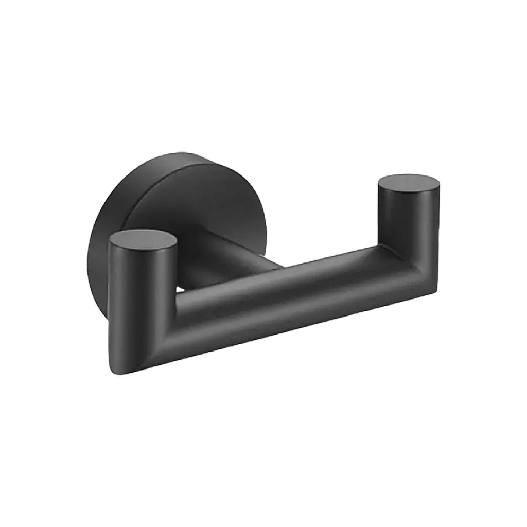 1Pcs or 2Pcs 304 Stainless Steel Bathroom Double Towel Hook Bathroom Creative Wall Metal Hook Door Back Wall Clothes Hook Waterproof Wall Hook - for Bathroom Bath Balls, Brush and Bedroom Jacket, Hat, Towel, Robe Hook Rack -