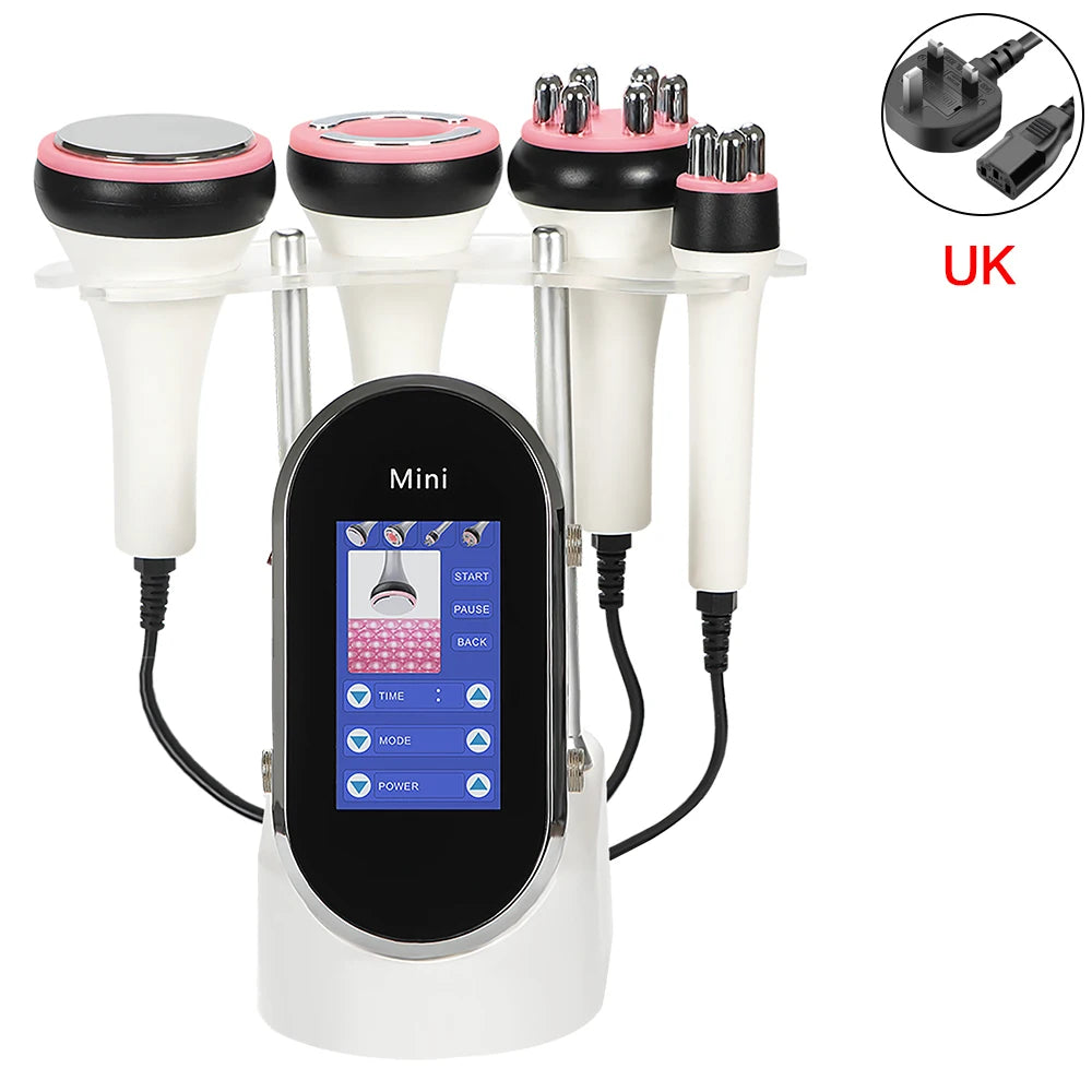 40K 4-in-1 Cavitation Ultrasonic Beauty Machine Body Care Massage Device for Home and Spa Use