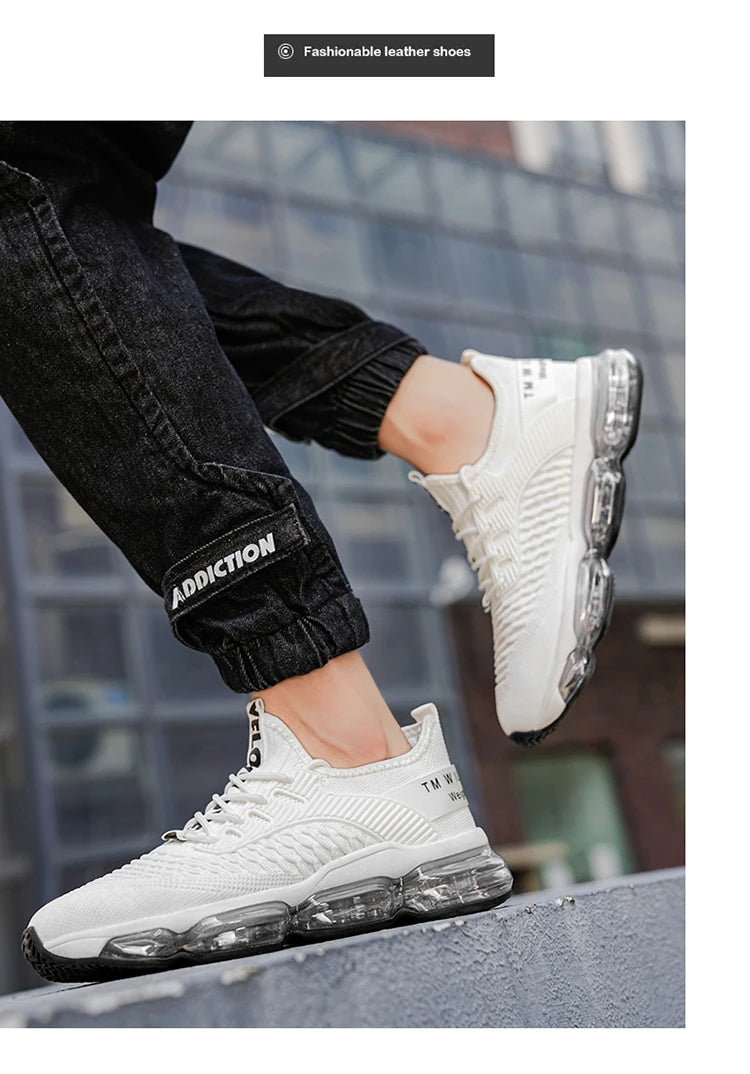 Men's Casual Sneakers Breathable Luxury Trainer Race Shoes Fashion Loafers Running Shoes for Male