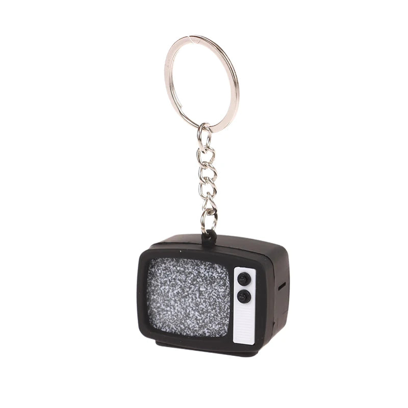 Creative Mini Retro Television Keychain Miniature Television Tv Model Toy Creative Children Toy Keychain Pendant