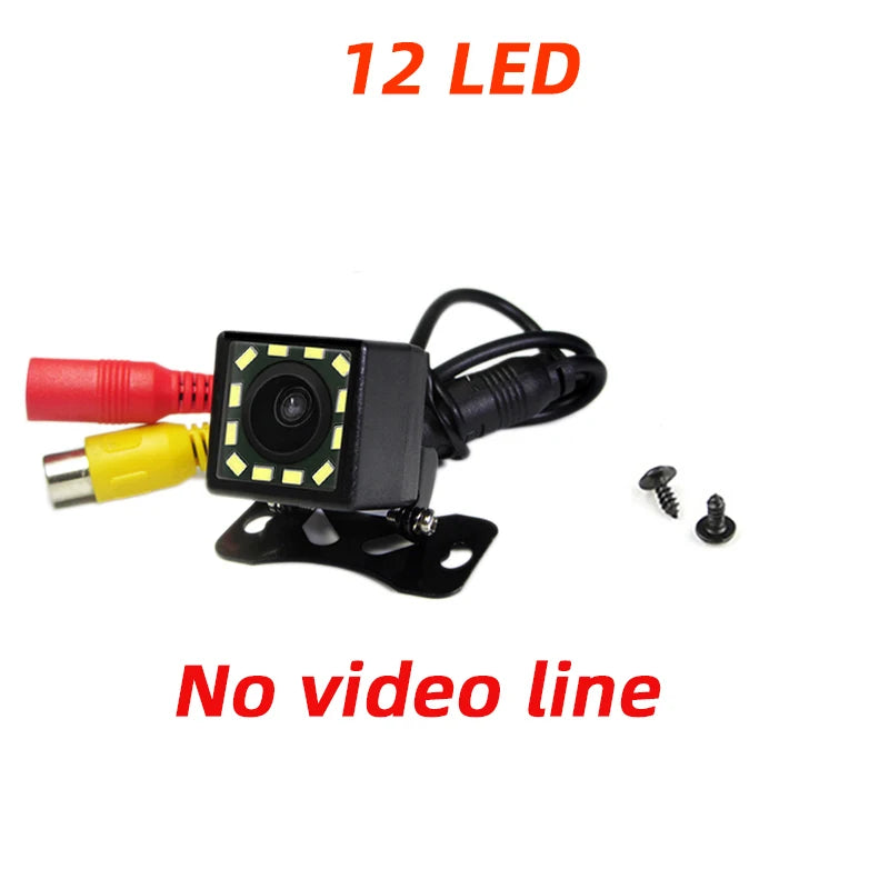 Car Rear View Camera Optional 4/8/12 LED Camera HD Night Vision Support Display to Assist car Parking and Reversing