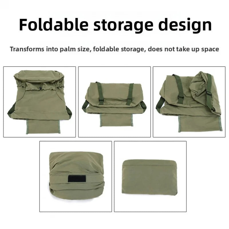 Fashionable Lightweight Drawstring Backpack: Large-Capacity Waterproof Sports Bag for School, Books, Outdoor Activities, Travel