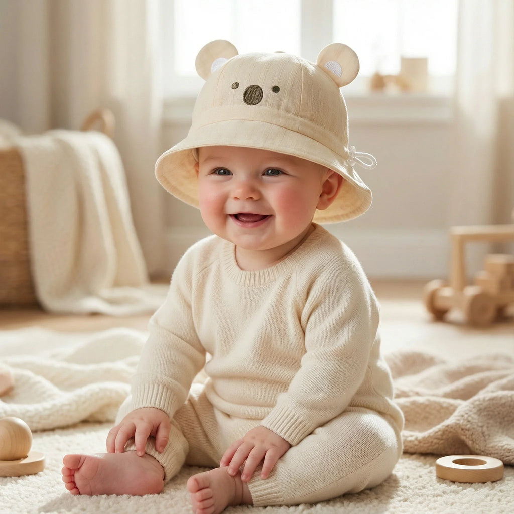 Baby hats, spring and autumn baby sun hats, summer thin fisherman hats for younger babies, baby girls and infants, summer