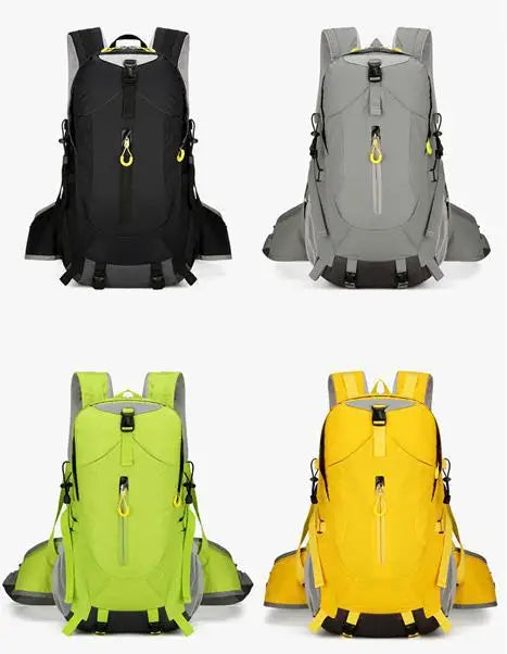Outdoor Mountaineering Bag Men's Large Capacity Travel Bag Waterproof Hiking Scratch-resistant Wear-resistant Sports Backpack
