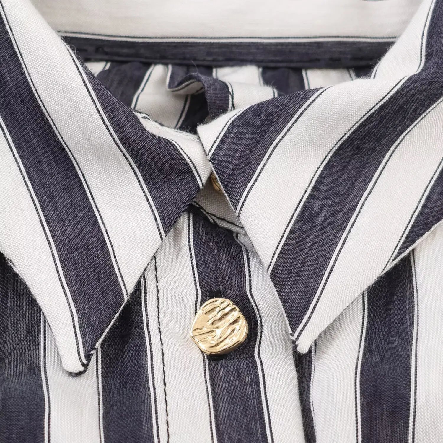 KONDALA Chic Striped Patchwork Modern Woman Belt Long Dress Buttons Spring Fashion 2026 Dress Elegant Sleeveless Female Vestidos