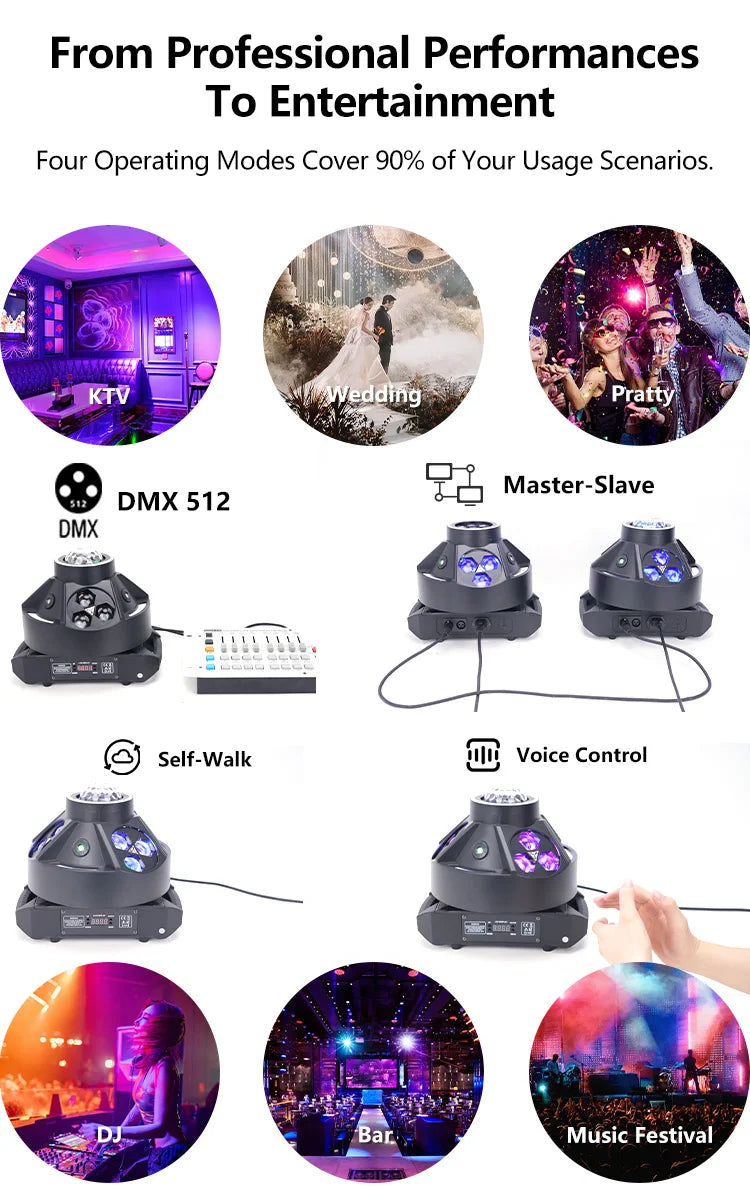 1500W Small Ground Stage Fog Smoke Machine with LED Light Source and RGBW Emission Remote Control Low Flying Effect