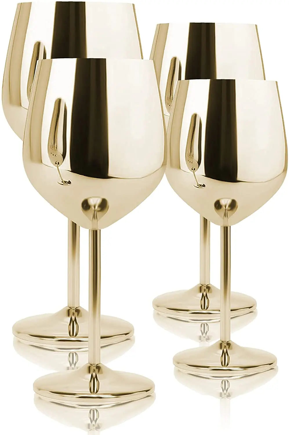 Unbreakable Wine Glasses Set Of 6 4/2 Stemmed Outdoor Wine Glasses Wedding Glasses Large Black Wine Goblets Polished Glassware